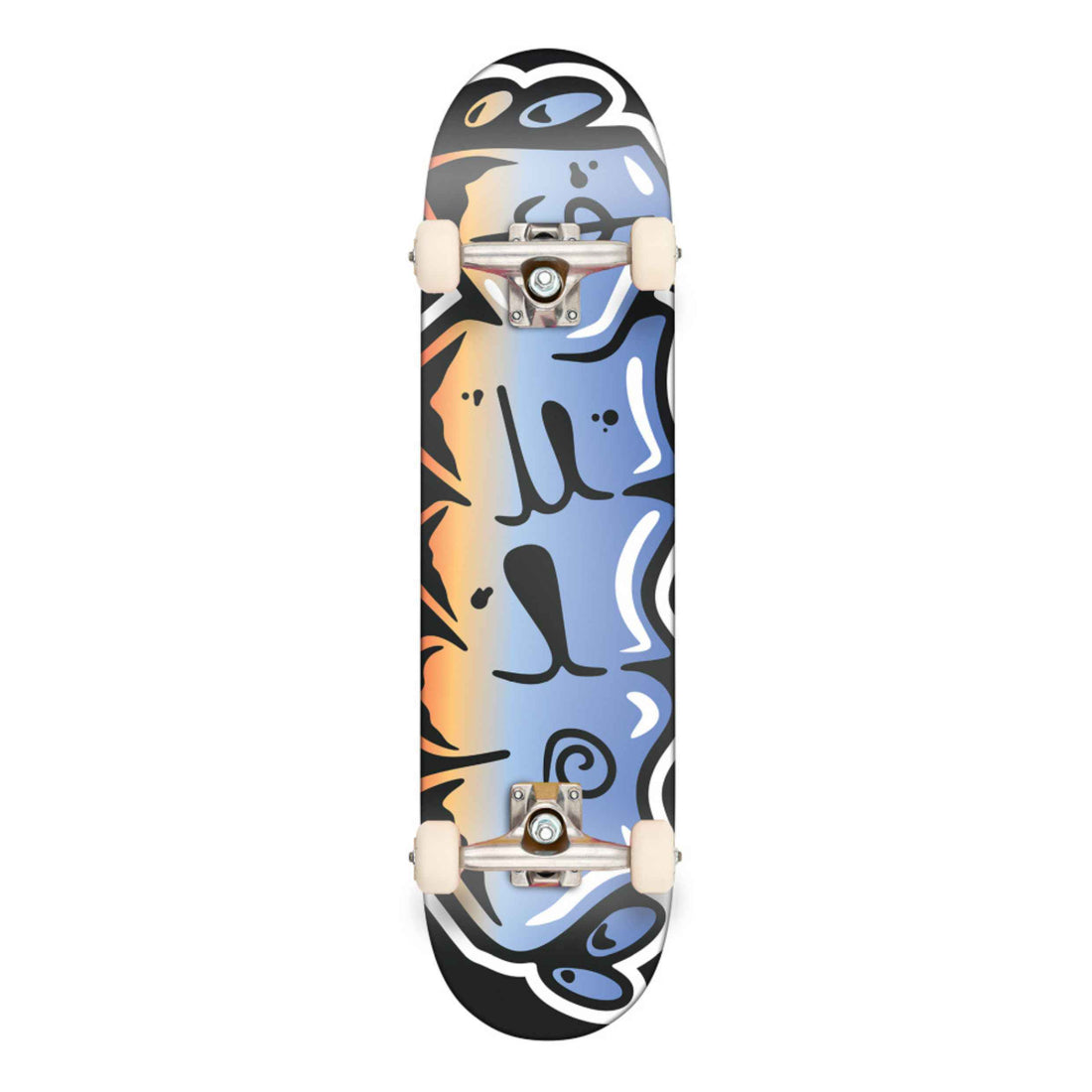 Deca Horizon Throwie 8.25" complete skateboard in Multi with aluminium trucks and 52mm wheels.