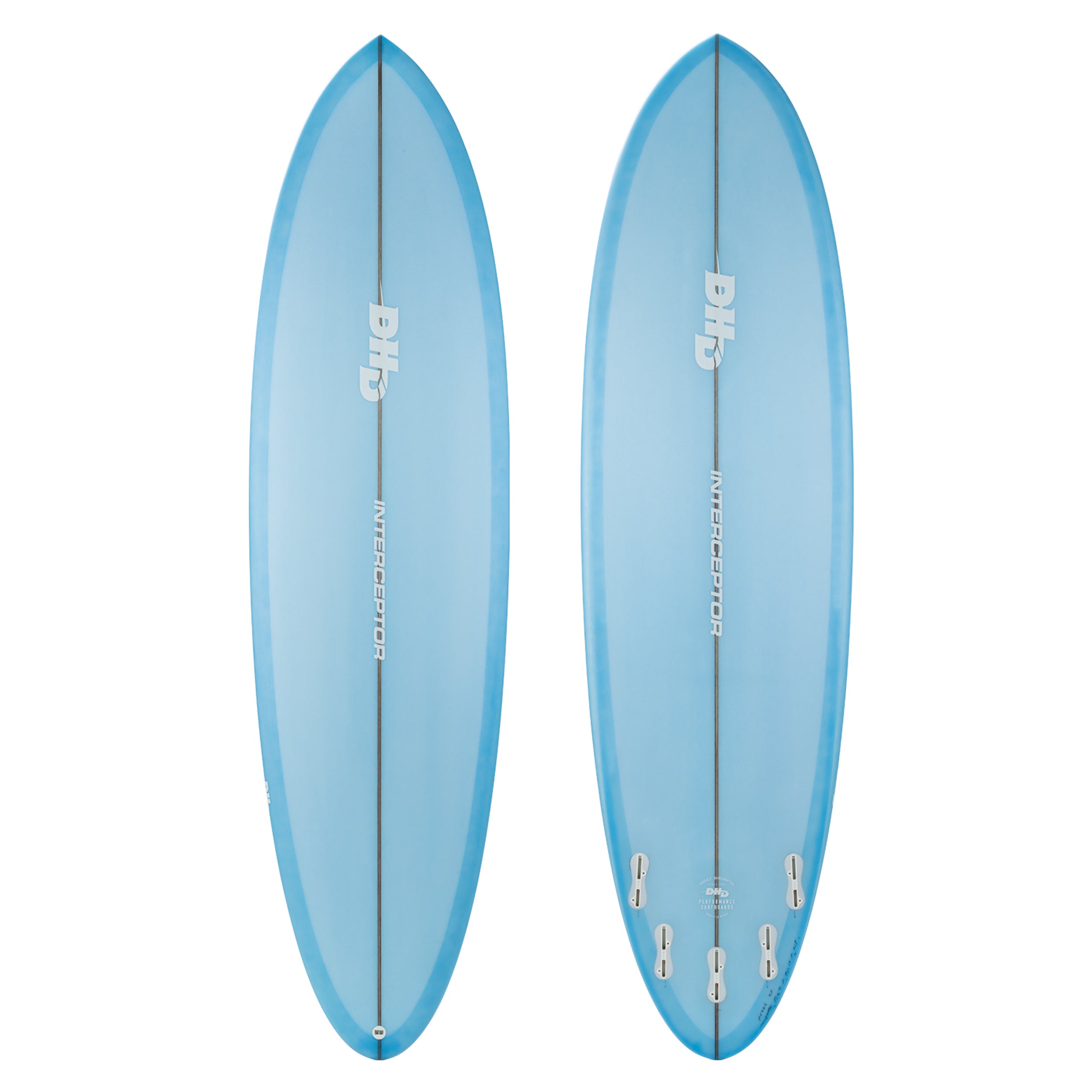 DHD Interceptor Mid Length Surfboard | User Friendly Easy Paddler
