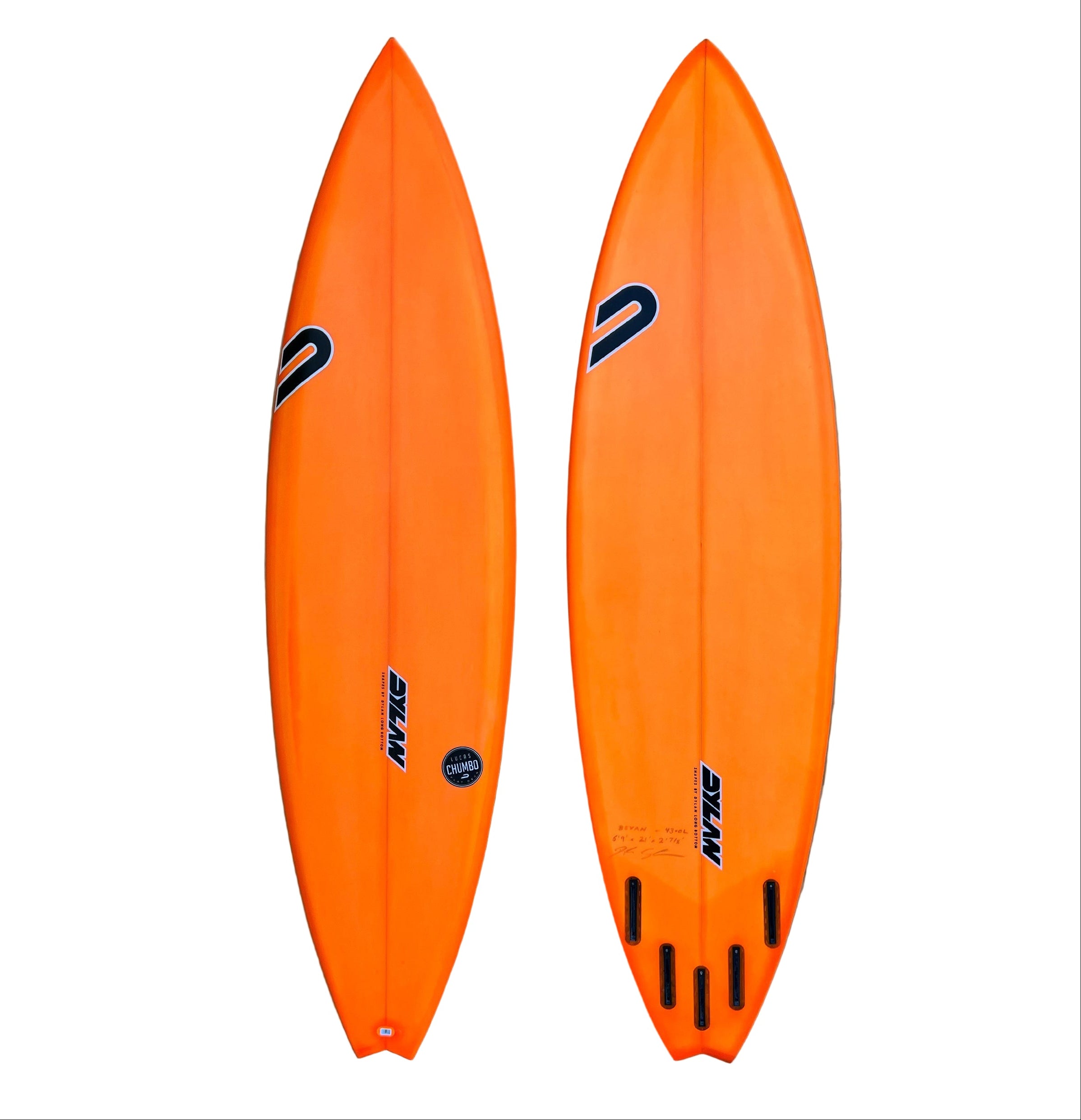 Dylan Shapes Chumbo 6'9 Model Surfboard | Big Wave Surfboard