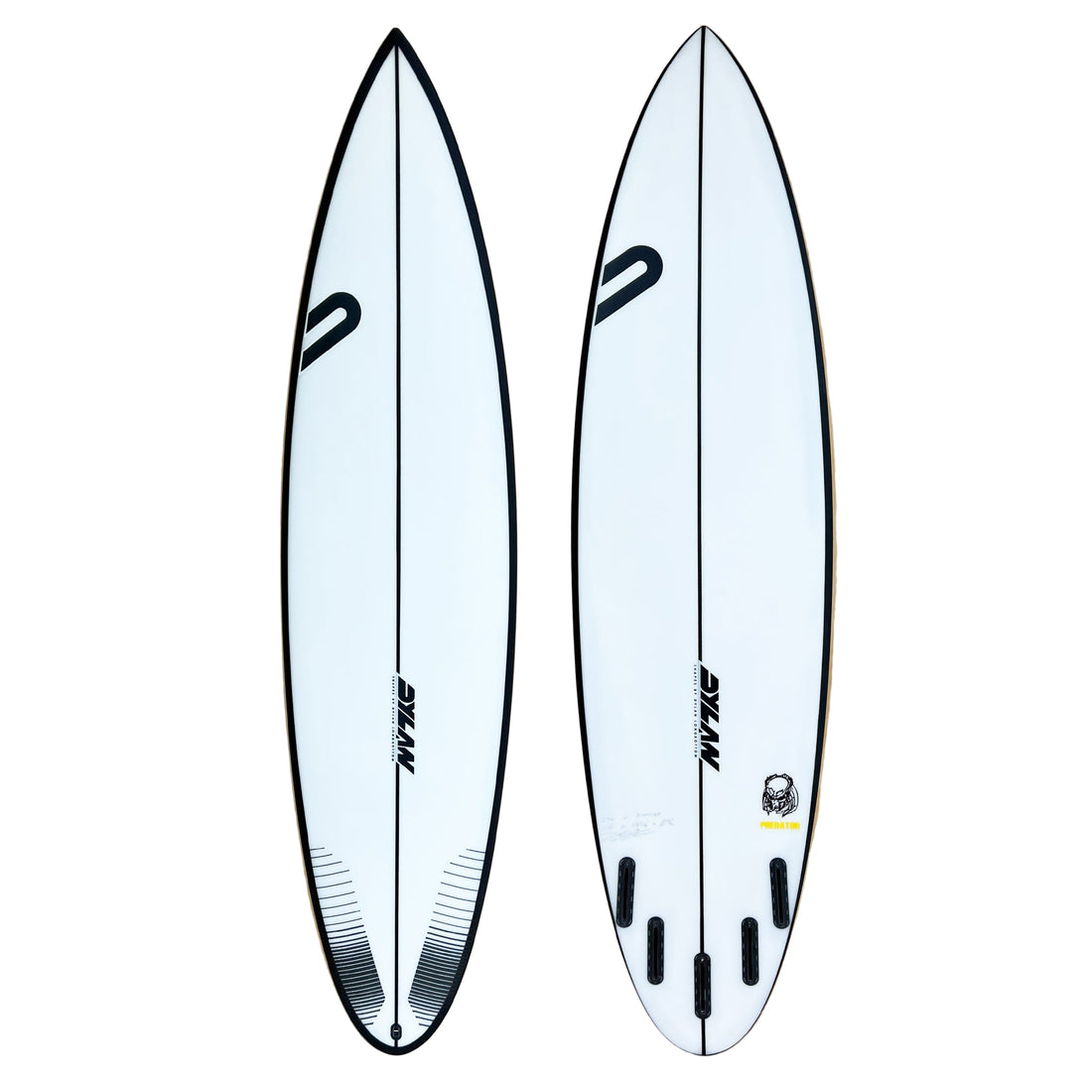 Dylan Shapes Predator the high-performance step-up board built for heavier, more powerful surf delivering control, hold, and confidence when the waves turn serious. Designed by legendary Australian shaper and big-wave surfer Dylan Longbottom, this model bridges the gap between your everyday shortboard and your gun, giving you extra paddle power and control without losing responsiveness.&nbsp;

The Predator’s added volume under the chest helps you get into bigger waves earlier, while the increased rocker pro