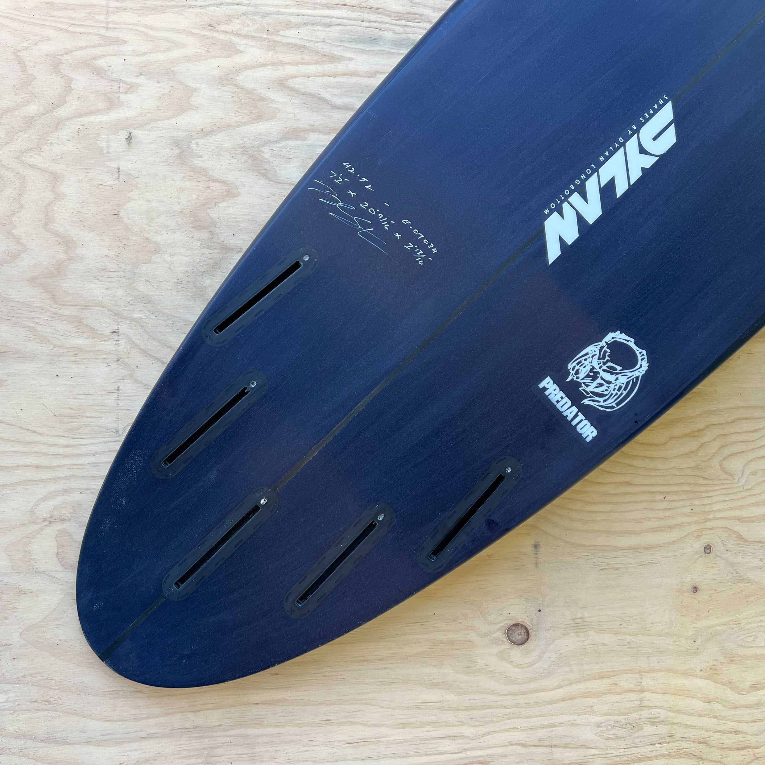 Dylan Shapes Predator 7'2 Big Wave Surfboard
