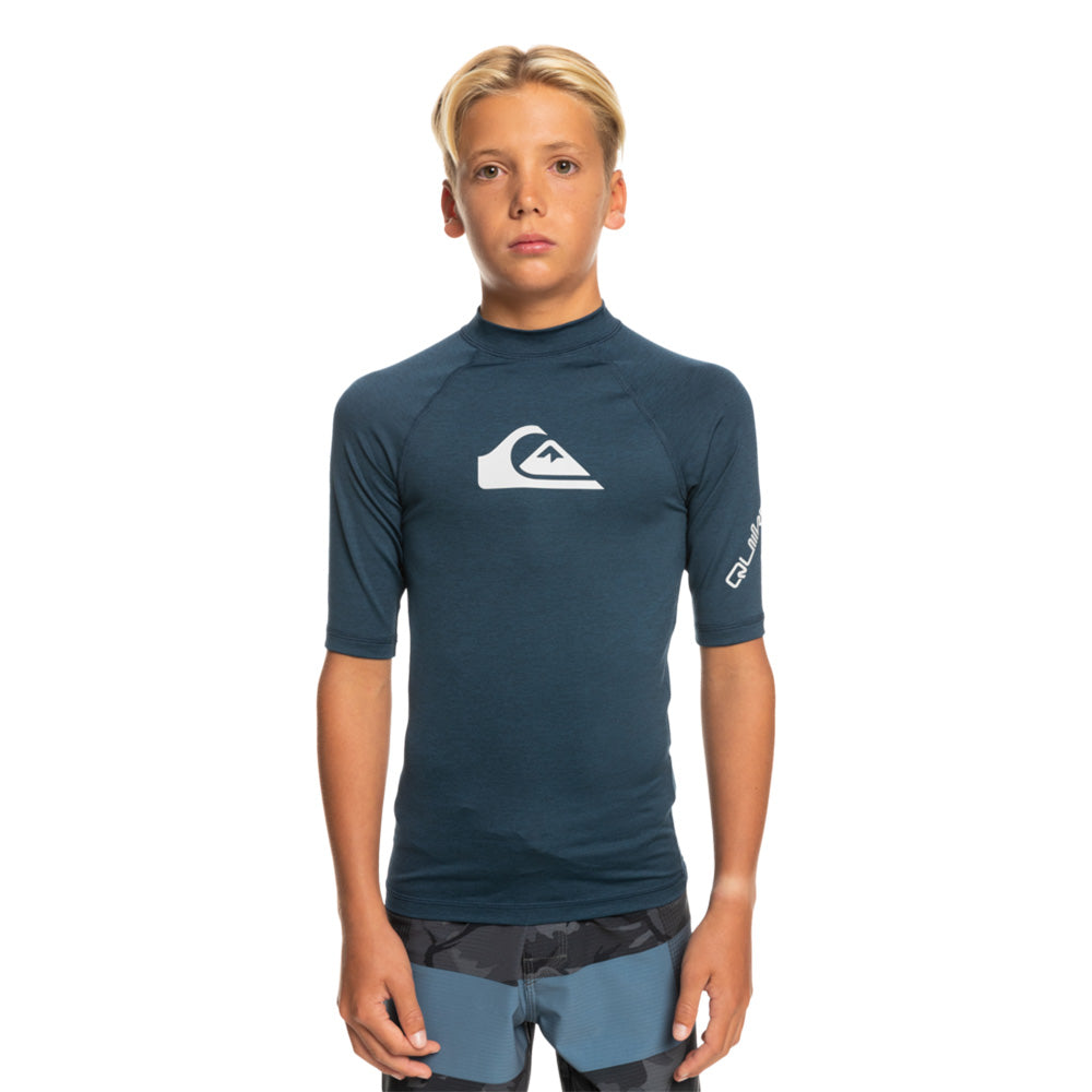 QUIKSILVER ALL TIME SS YOUTH NAVY