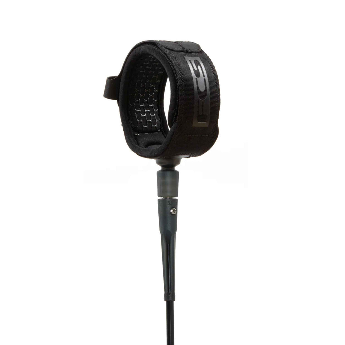 FCS 6ft All Round Essential Leash Black available at Freeride Surf & Skate NZ.