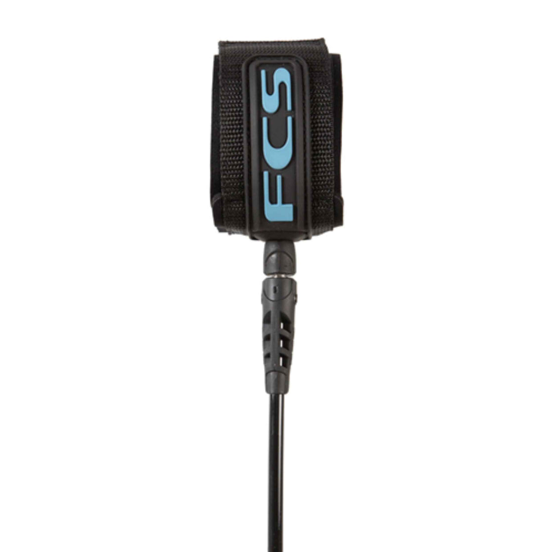 FCS 7ft All Round Classic Leash Tranquil Blue Black available at Freeride Surf & Skate NZ.