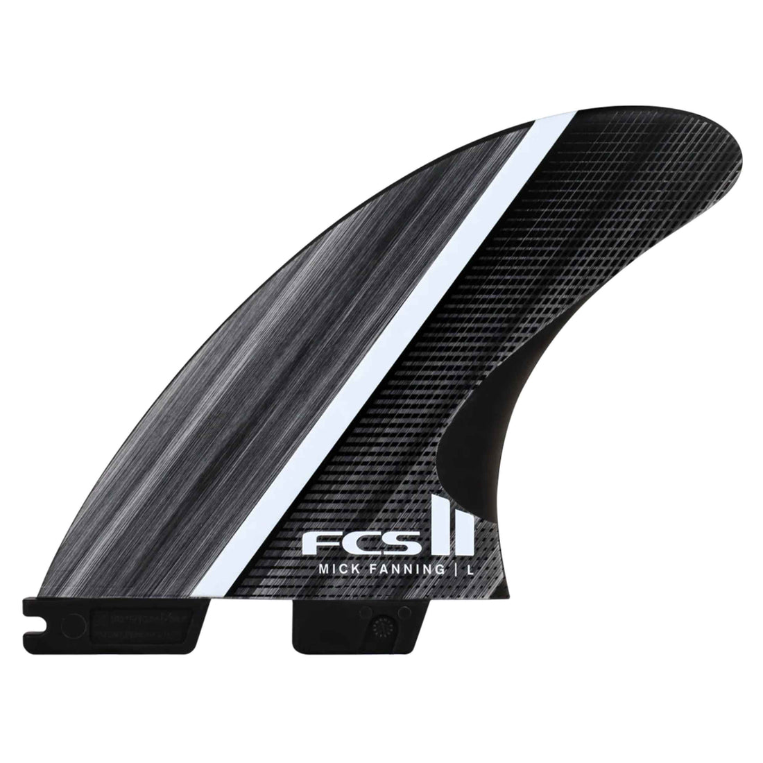 FCS II MF Fibre Fusion Smoke White Medium tri fin set for FCS II system at surf shop Auckland NZ