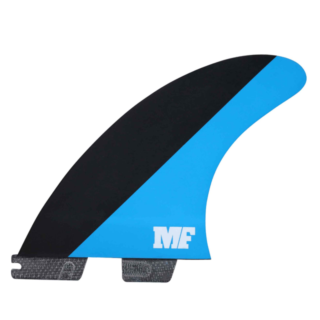 FCS II Mick Fanning PC Black Blue Large Tri Fins for powerful drawn-out turns at Freeride Surf & Skate Auckland NZ