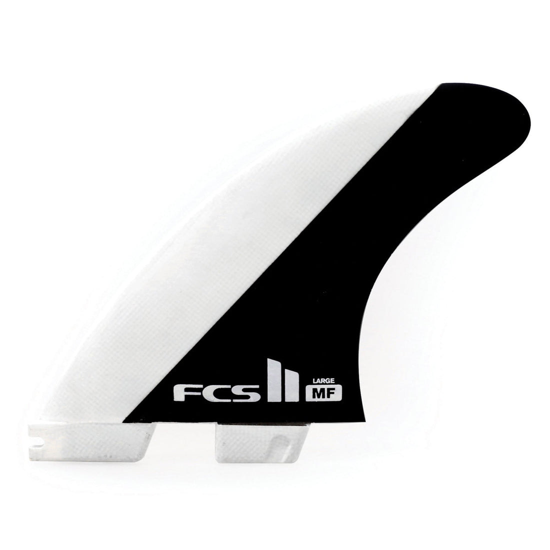 FCS II Mick Fanning PC Black White Large tri fin set for FCS II system at surf shop Auckland NZ