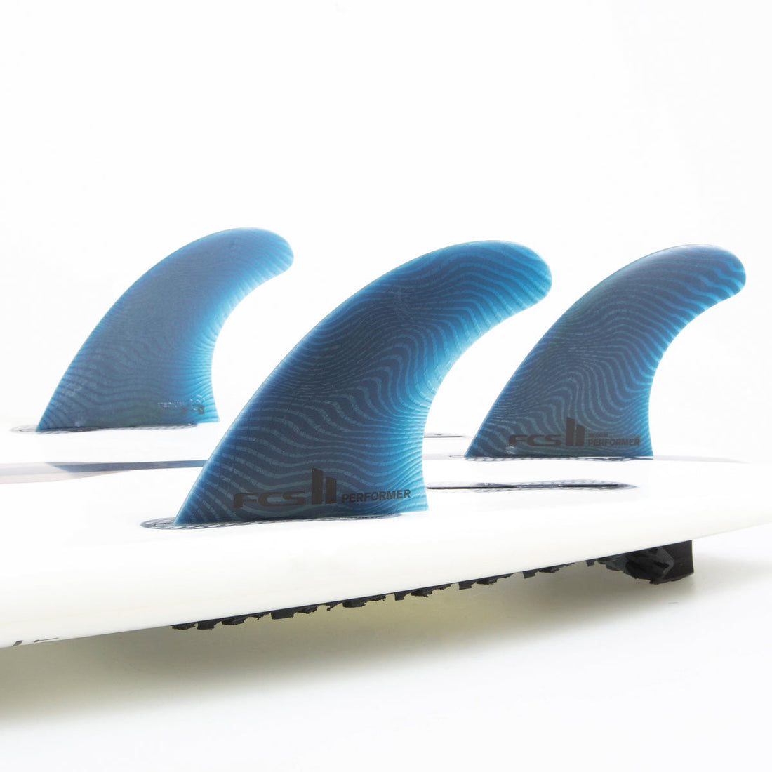 FCS II Performer Neo Glass medium tri fin set surfboard fins available at Freeride Surf & Skate NZ.
