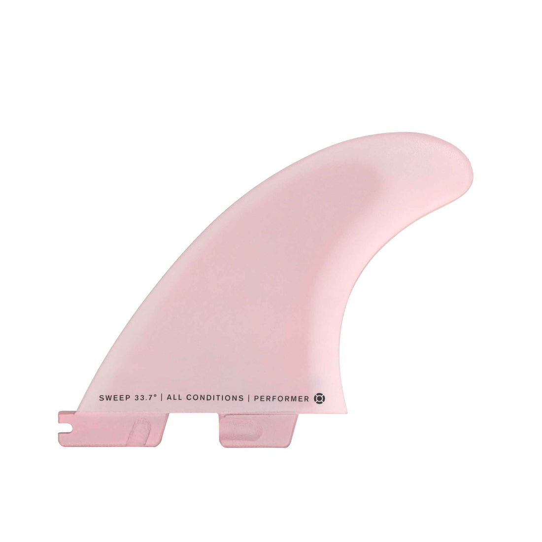 FCS II Performer PC Blush Small Tri Fin Set with Performance Core construction and Inside Foil Technology, available at Freeride Surf & Skate NZ.