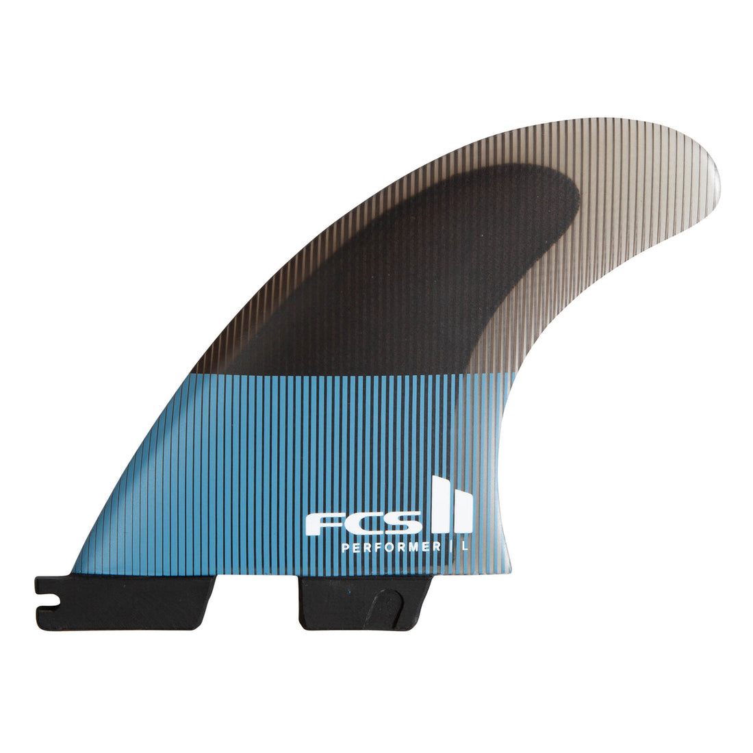 FCS II Performer PC Tranquil Blue Medium tri fin set for FCS II system at surf shop Auckland NZ