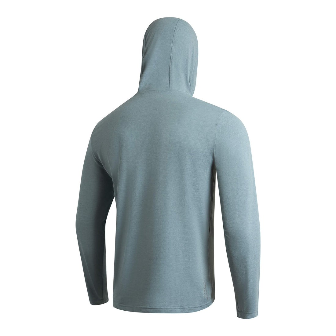 Florence Marine X Airtex hooded long sleeve performance shirt in light sea blue with breathable fabric, available at Freeride Surf & Skate NZ.