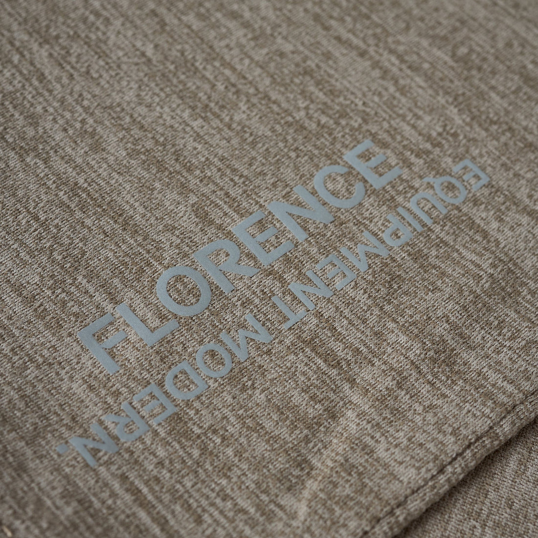 Florence Marine X Airtex hooded long sleeve performance shirt in heather vintage khaki with UPF protection, available at Freeride Surf & Skate NZ.