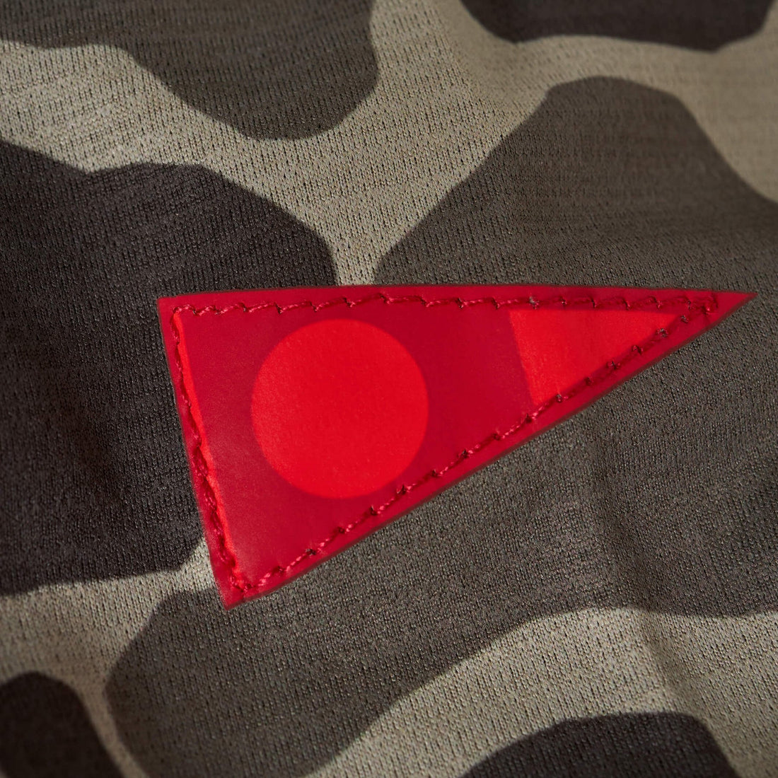 Florence Airtex Long Sleeve Hooded Shirt Tundra Camo showing functional hood and breathable mesh material, NZ.