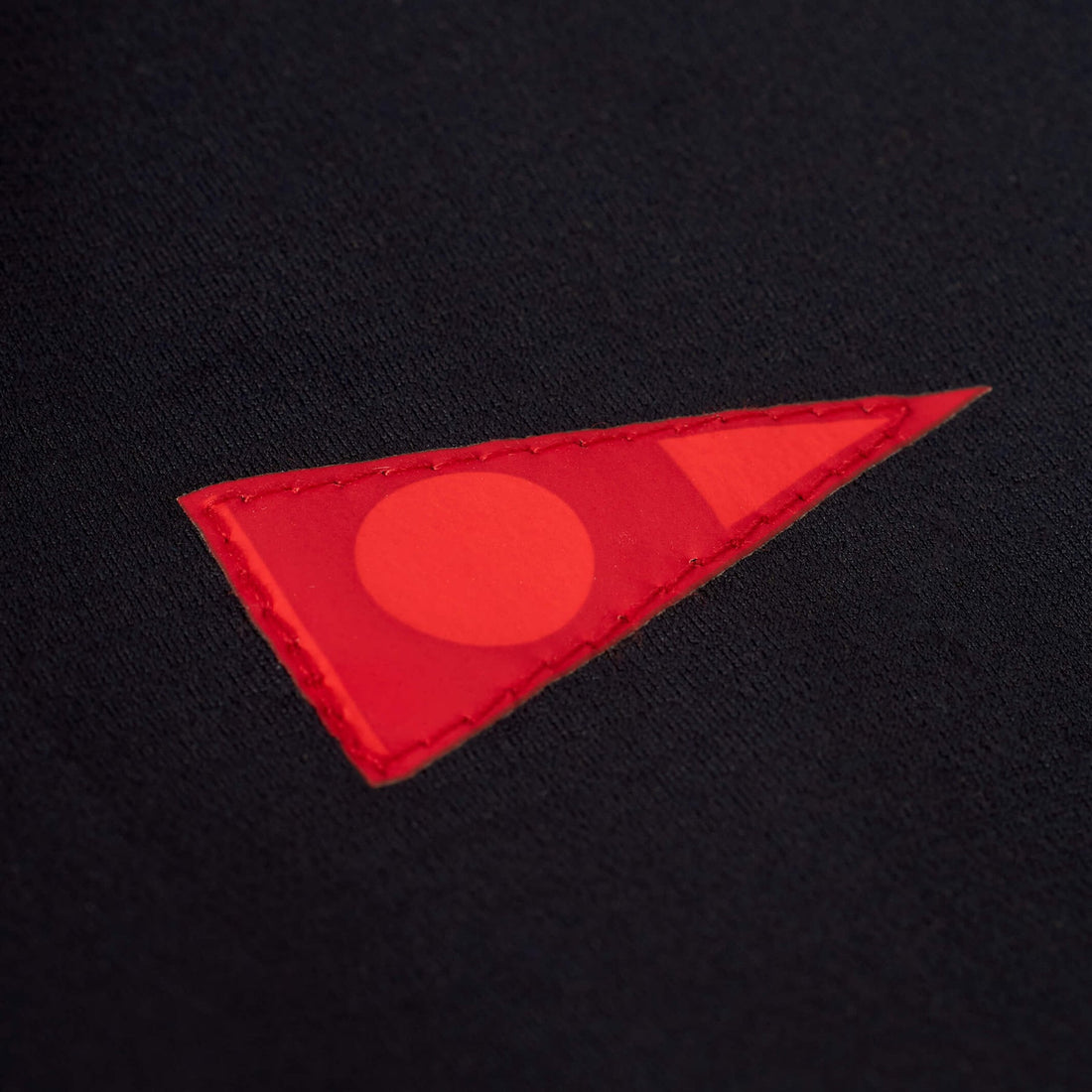 Close-up of Florence Airtex Hooded Shirt Black showing lightweight Airtex mesh fabric with UPF 50+, NZ.