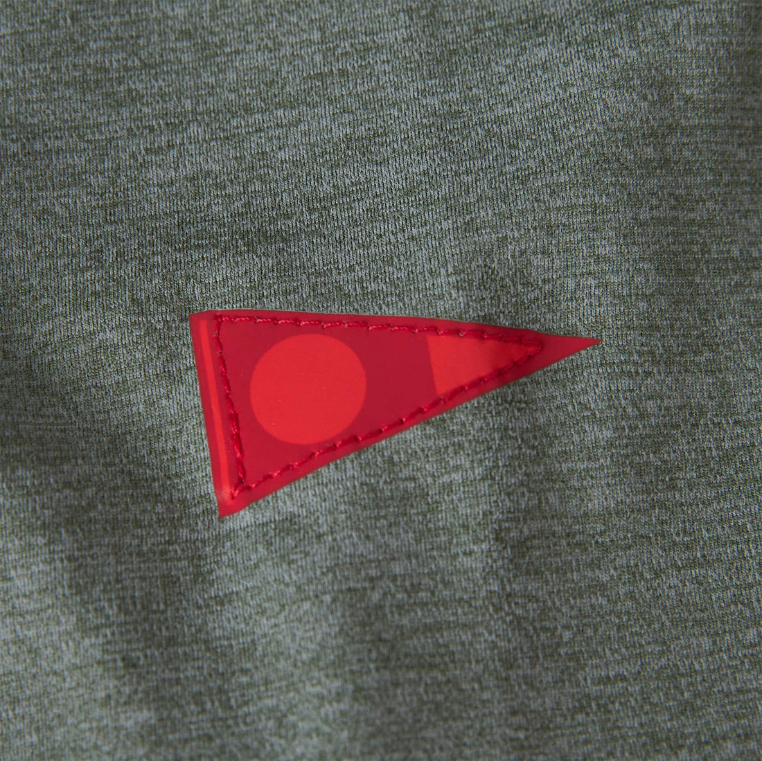 Florence Marine X Airtex long sleeve performance shirt in heather dark sage with breathable fabric, available at Freeride Surf & Skate NZ.