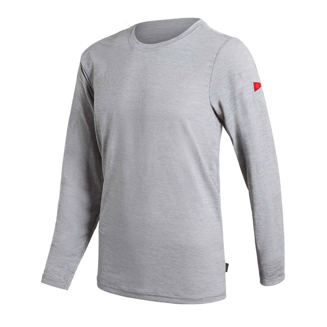 Florence AIRTEX long sleeve shirt light heather grey performance top available at Freeride Surf & Skate NZ.