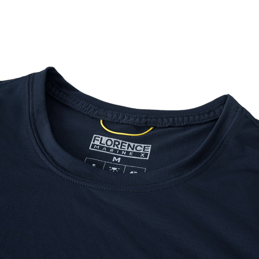 Florence Marine X Airtex long sleeve performance shirt in navy with breathable fabric, available at Freeride Surf & Skate NZ.