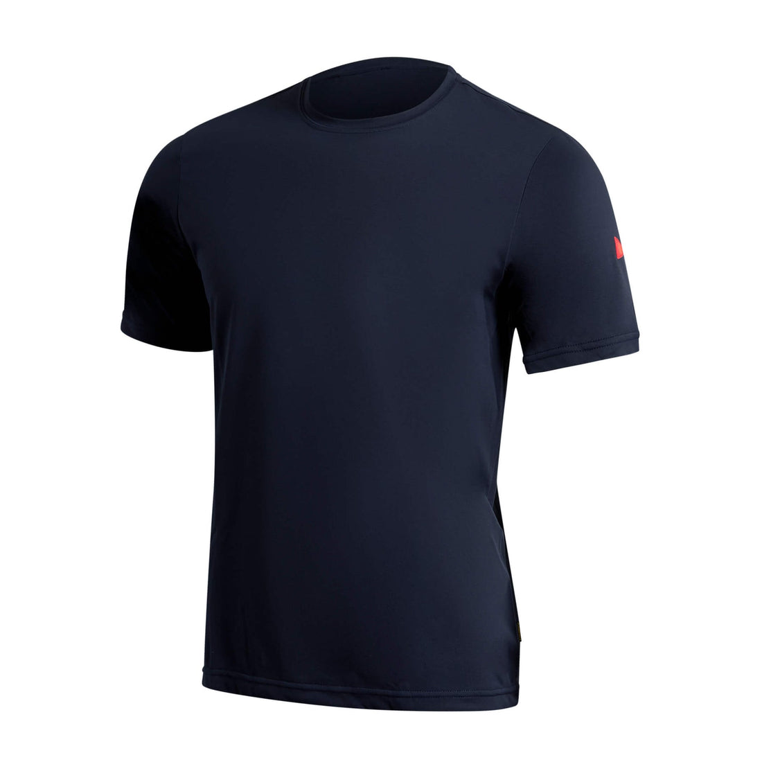 Florence Marine X Airtex short sleeve performance shirt in navy with breathable fabric, available at Freeride Surf & Skate NZ.