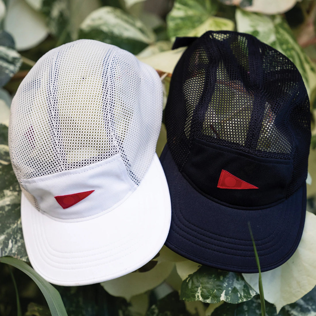 Florence Airtex unstructured hat in white with breathable mesh panels and flexible brim, available at Freeride Surf & Skate NZ.