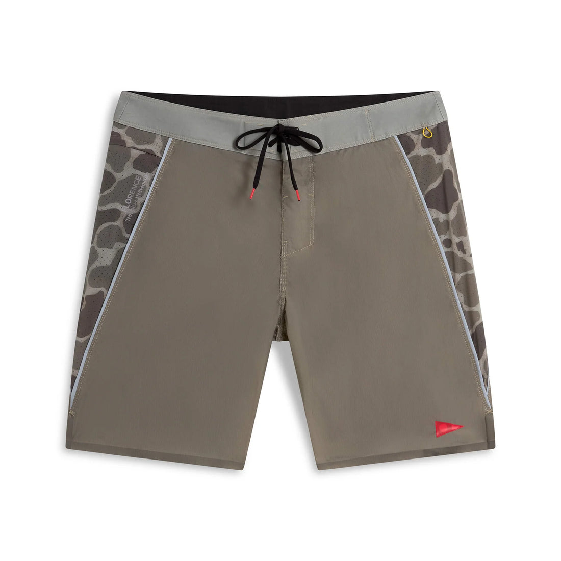 Florence Marine X Airtex 2-in-1 boardshorts in moss grey with integrated compression liner, available at Freeride Surf & Skate NZ.