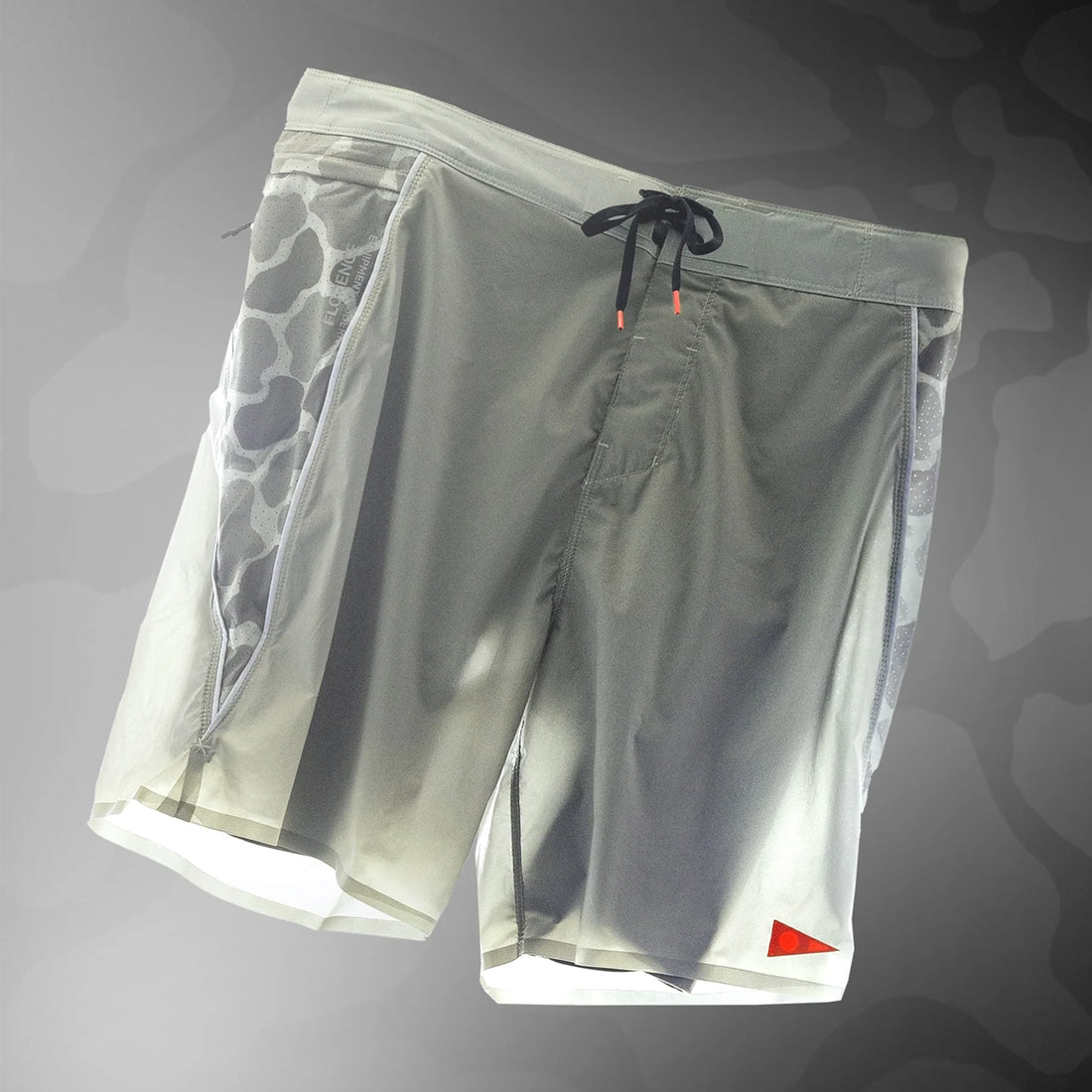 Florence Marine X Airtex 2-in-1 boardshorts in moss grey with integrated compression liner, available at Freeride Surf & Skate NZ.