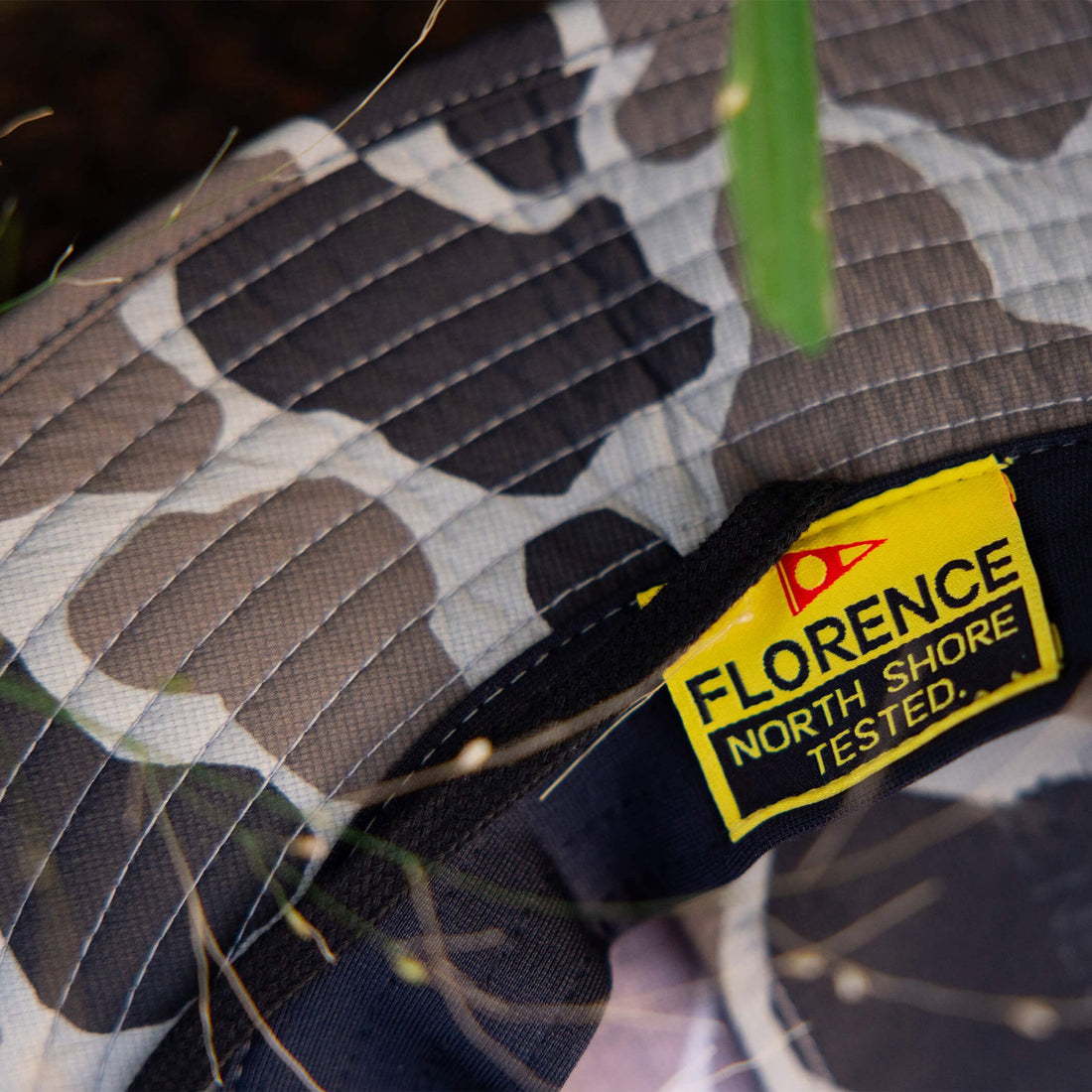 Florence Marine X Airtex Boonie Hat tundra camo with breathable AIRTEX panels and EVA brim available at Freeride Surf & Skate NZ.