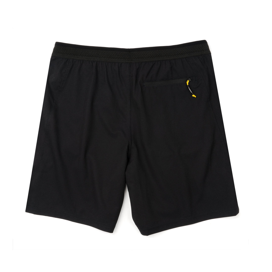 Florence Marine X Airtex Elastic Waist Short in black made from breathable 4-way stretch fabric, available at Freeride Surf & Skate NZ.