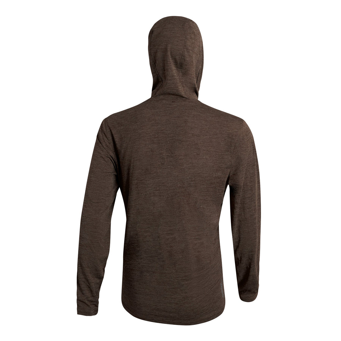 Florence Marine X Airtex hooded long sleeve top in Heather Pumice with breathable performance fabric, available at Freeride NZ.