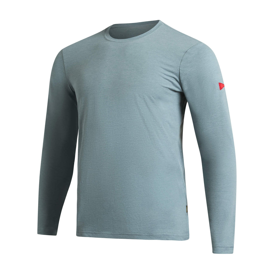 Florence Airtex Long Sleeve Shirt Light Sea Blue front view with UPF 50+ breathable fabric, NZ.