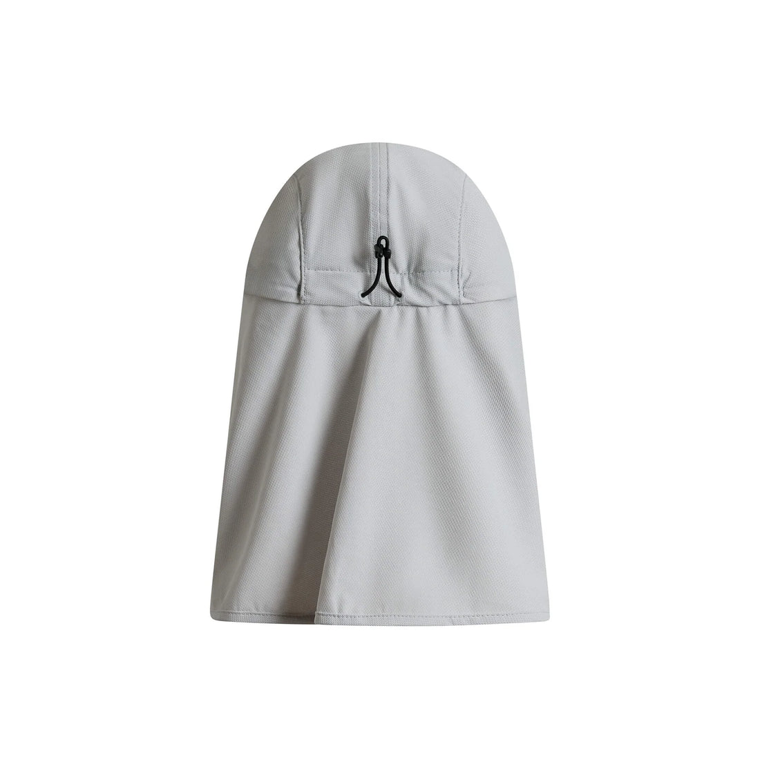 A light gray sun hat with an attached neck flap, featuring the text 'FLORENCE EQUIPMENT MODERN' printed on the front, shown against a plain white background.