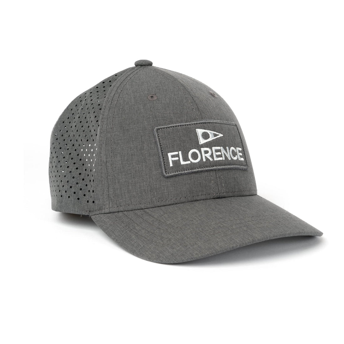 Florence Marine X AIRTEX Trucker Hat heather grey with breathable mesh panels available at Freeride Surf & Skate NZ.