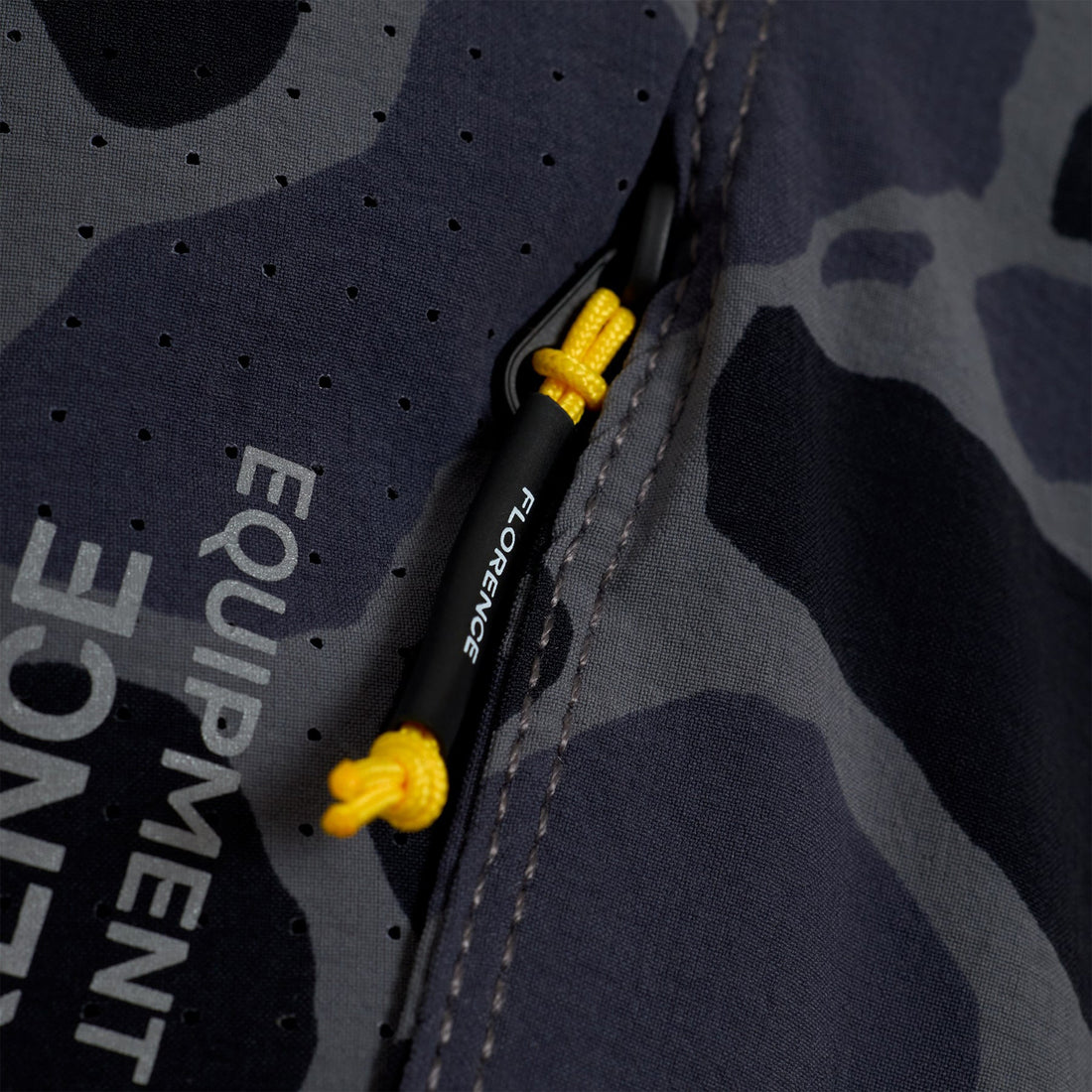 Florence Marine X Cordura Airtex boardshorts in black camo with breathable side panels and durable construction, available at Freeride Surf & Skate NZ.