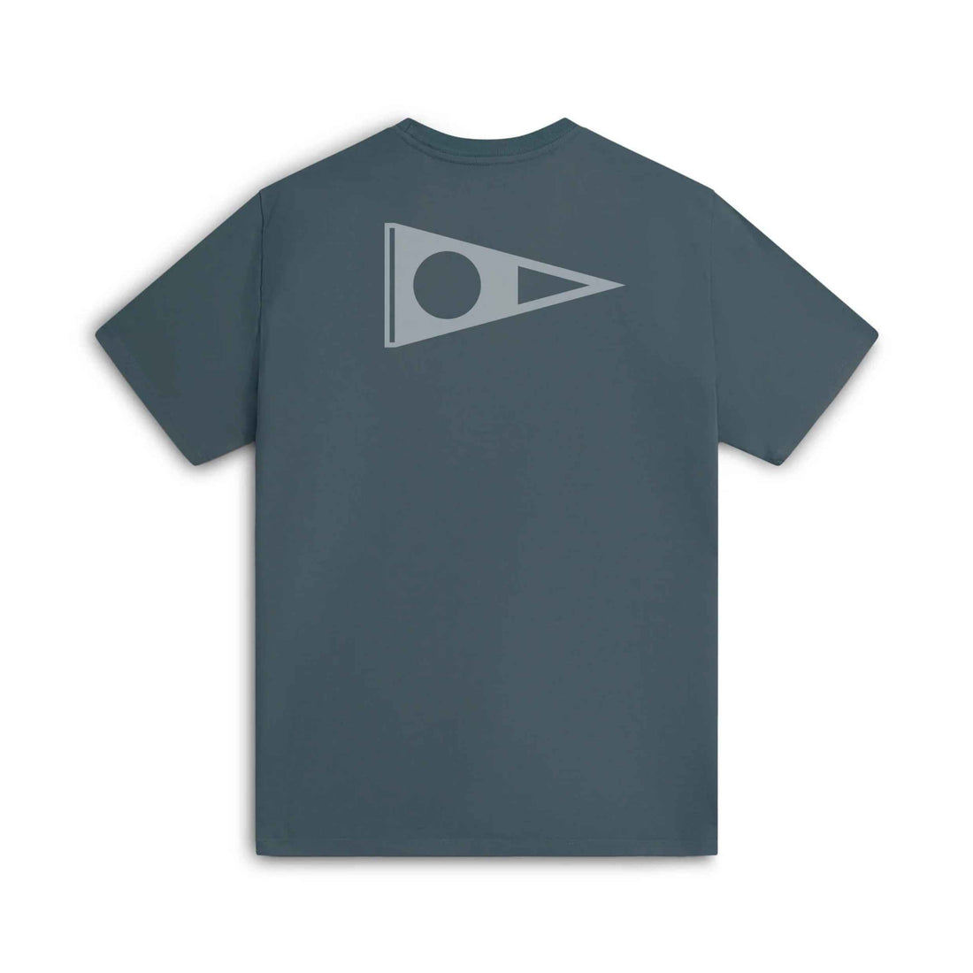 Florence Marine X Crew Tee in Storm, a breathable 100% cotton t-shirt with a standard fit, available at Freeride Surf & Skate NZ.