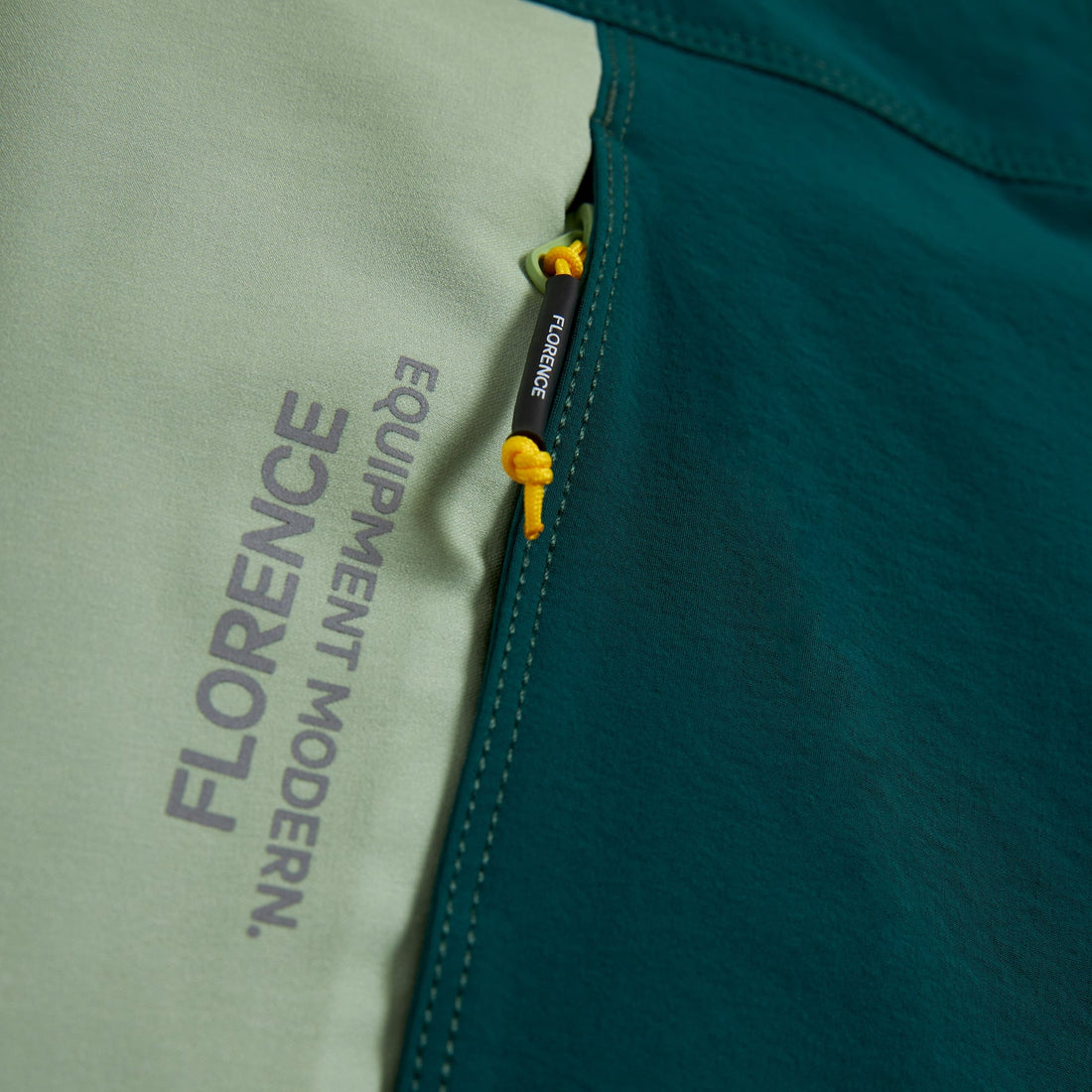 Florence Marine X F1 Burgee Cordura Boardshort in Dark Emerald with durable Cordura fabric and scalloped hem, available at Freeride Surf & Skate NZ.