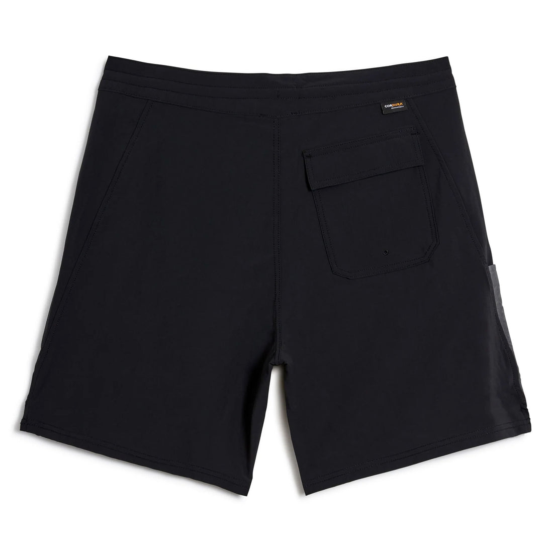 Florence Marine X F1 Cordura Utility Short in Black with zip pockets and plier utility pocket, available at Freeride Surf & Skate NZ.