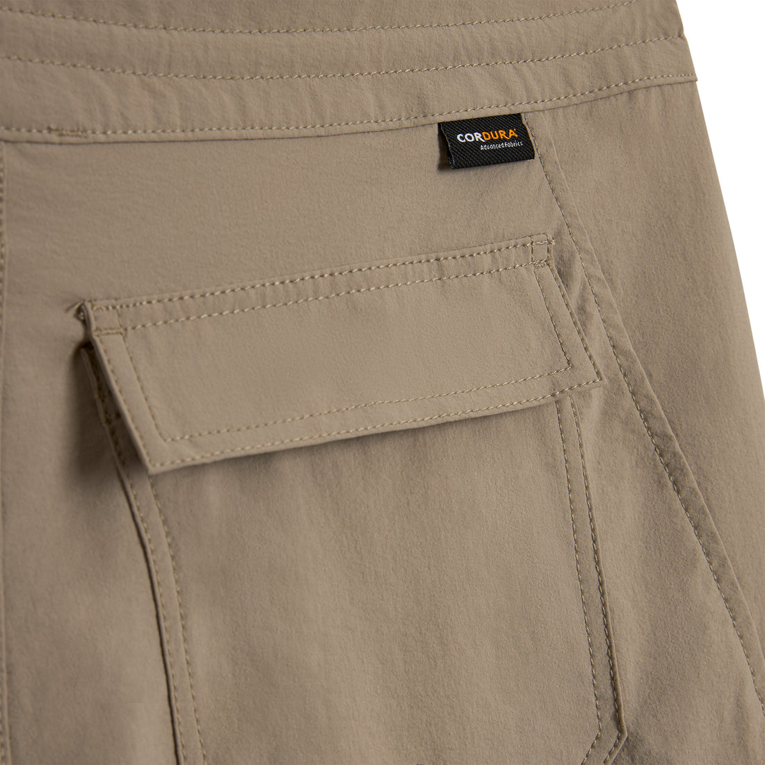 Florence Marine X F1 Cordura Utility Short in Vintage Khaki with 4-way stretch Cordura and utility pockets, available at Freeride Surf & Skate NZ.