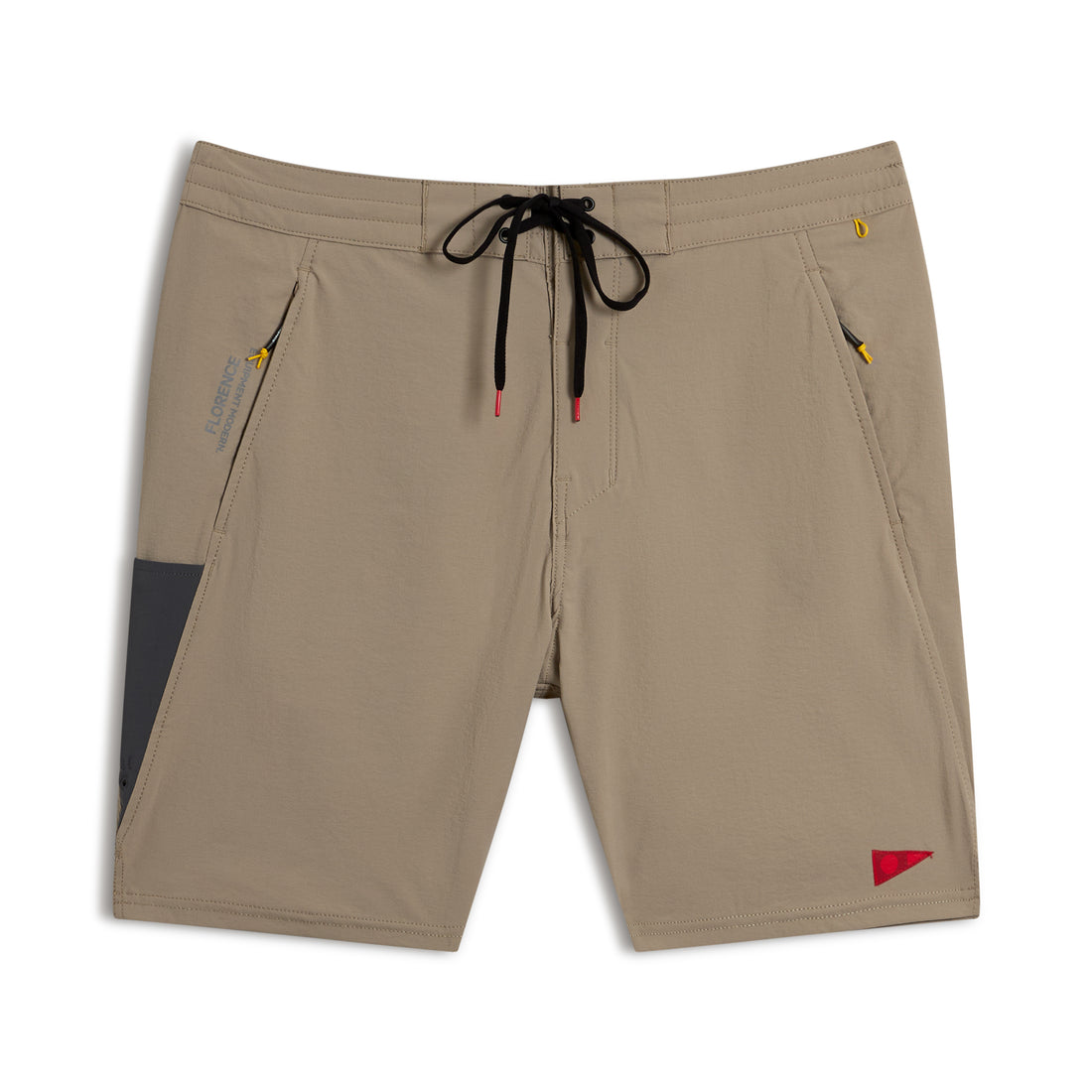 Florence Marine X F1 Cordura Utility Short in Vintage Khaki with 4-way stretch Cordura and utility pockets, available at Freeride Surf & Skate NZ.