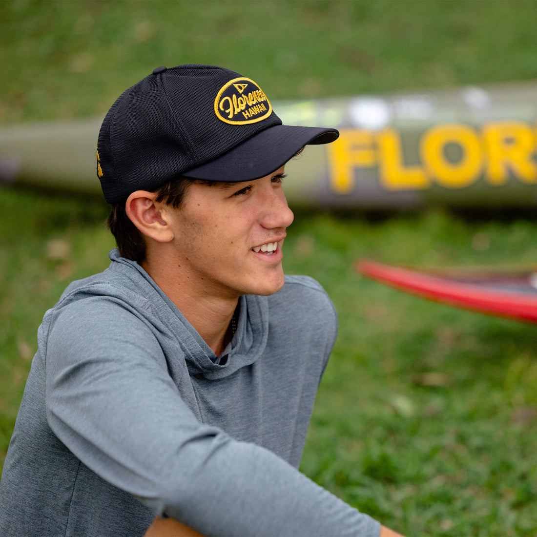 Shop Florence Marine X Hawaii Mesh Trucker Cap Black. Breathable double mesh crown and performance sweatband. Fast NZ shipping, Freeride NZ.