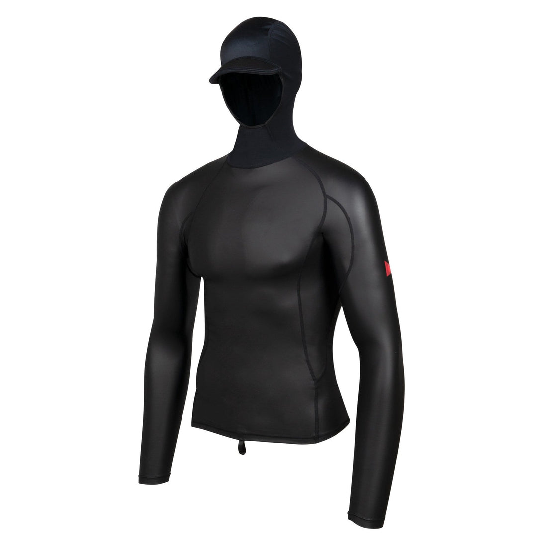 The ultimate solution for tropical, windy conditions.
Advanced coated material blocks wind and absorbs zero water.
Light compression fit feels good in the water.
UPF 100+ body rating blocks harmful sun rays.
UPF 50+ hood keeps UV rays out 

With the Windshield, we’re taking things to the next level. Covered in an innovative coated material, the Florence Windshield Hooded Rashguard blocks all wind and absorbs zero water, becoming the go-to piece of gear for many on the North Shore of Oahu.