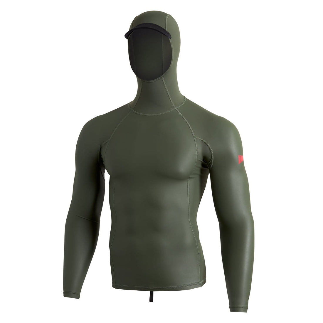 The ultimate solution for tropical, windy conditions.
Advanced coated material blocks wind and absorbs zero water.
Light compression fit feels good in the water.
UPF 100+ body rating blocks harmful sun rays.
UPF 50+ hood keeps UV rays out 

With the Windshield, we’re taking things to the next level. Covered in an innovative coated material, the Florence Windshield Hooded Rashguard blocks all wind and absorbs zero water, becoming the go-to piece of gear for many on the North Shore of Oahu.