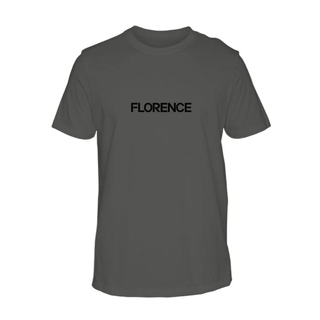 Florence Marine X mens t-shirt in charcoal made from breathable cotton, available at Freeride Surf & Skate NZ.