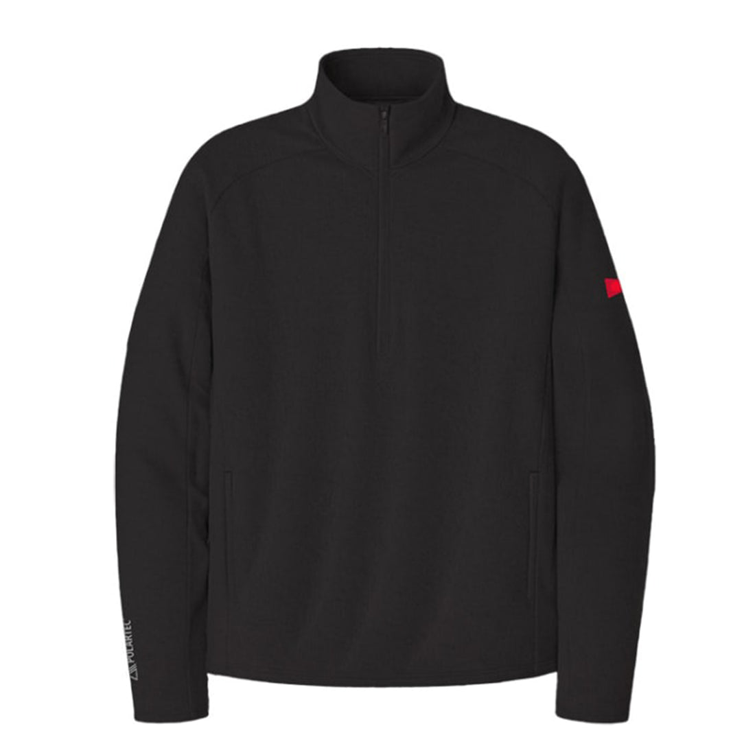 Florence Marine X Polartec micro fleece half zip black lightweight fleece available at Freeride Surf & Skate NZ.
