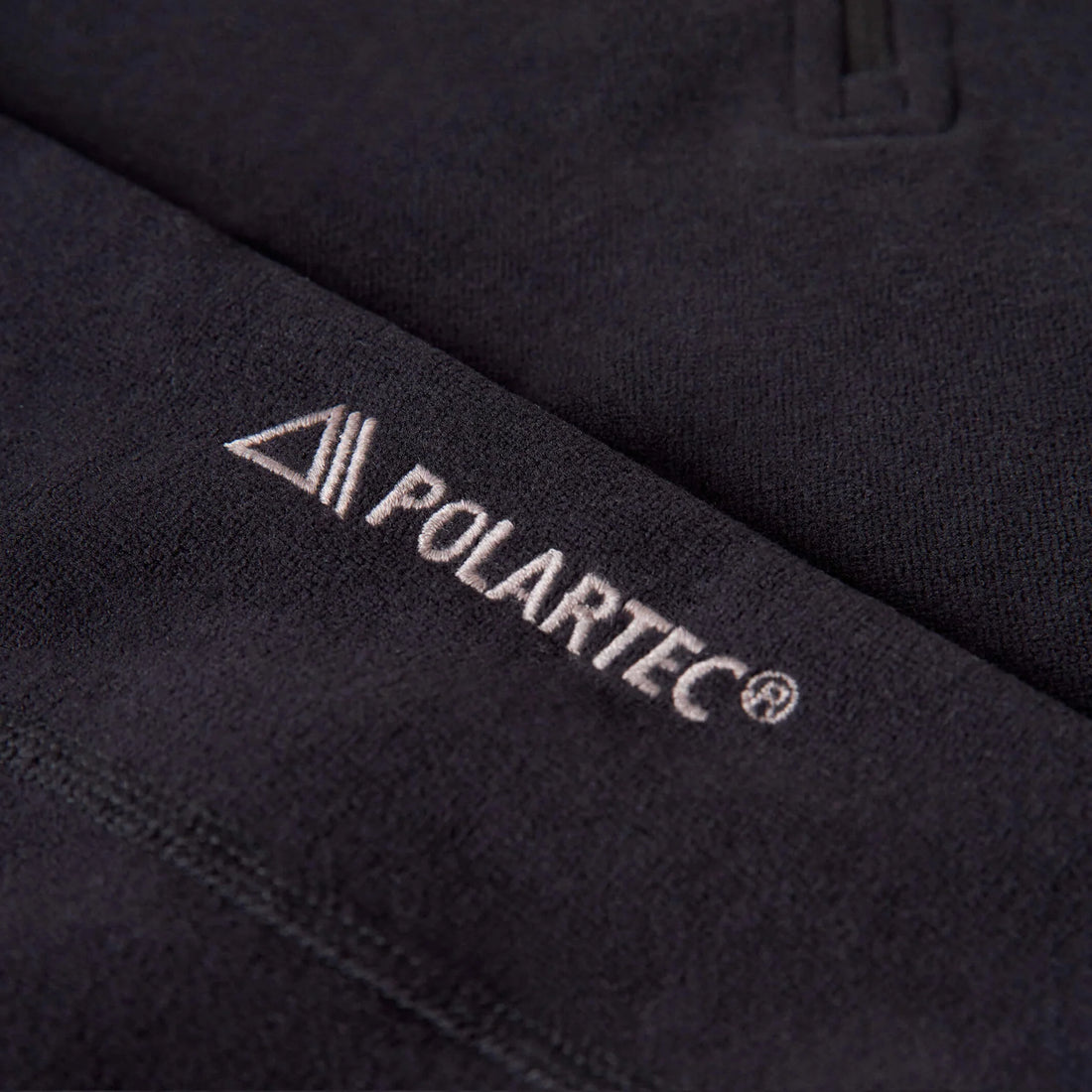 Florence Marine X Polartec micro fleece half zip black lightweight fleece available at Freeride Surf & Skate NZ.