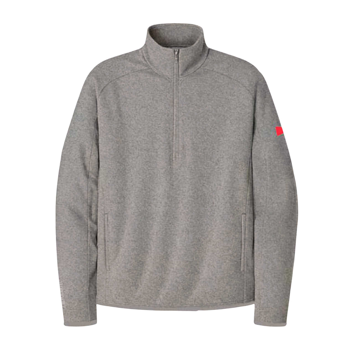 Florence Marine X Polartec micro fleece half zip heather grey lightweight fleece available at Freeride Surf & Skate NZ.