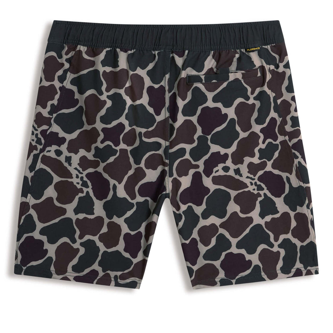 Built to cross over sport with ease, the Florence Standard Issue Elastic Short is a versatile, utilitarian short designed to engage in multiple activities &amp; environments in a single day. Engineered with 4-way stretch and our signature water-repellent Abyss fabric.