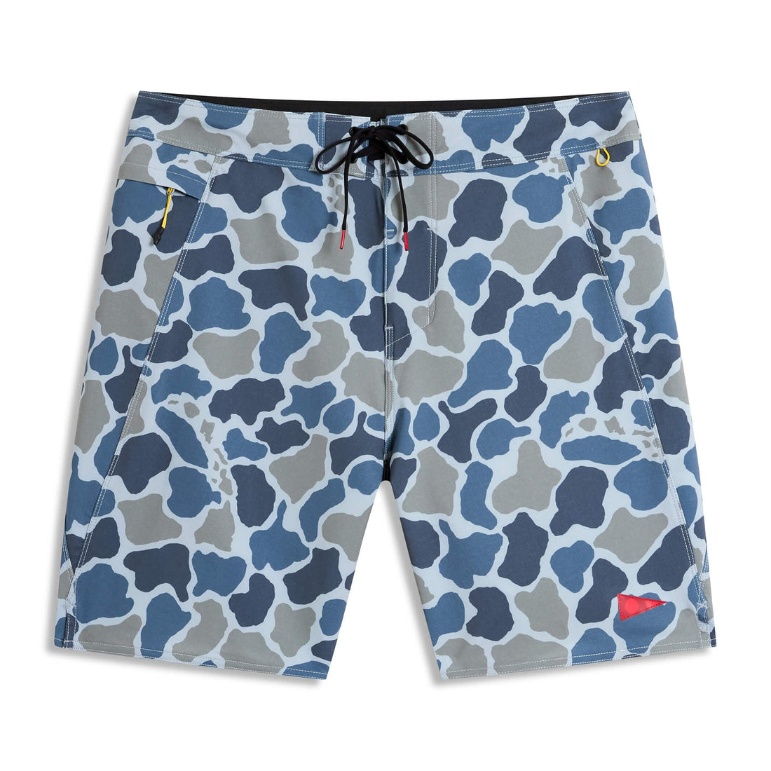 The Florence Marine X Standard Issue Boardshort Mauratania Camo is a durable, high-performance 4-way stretch trunk built for long hours in the water.  is a durable, high-performance 4-way stretch trunk built for long hours in the water. Made from quick-dry recycled polyester with a smooth cire interior and stitch-free inseam, it reduces chafe and keeps you comfortable through paddles, surf sessions, and open-water training.