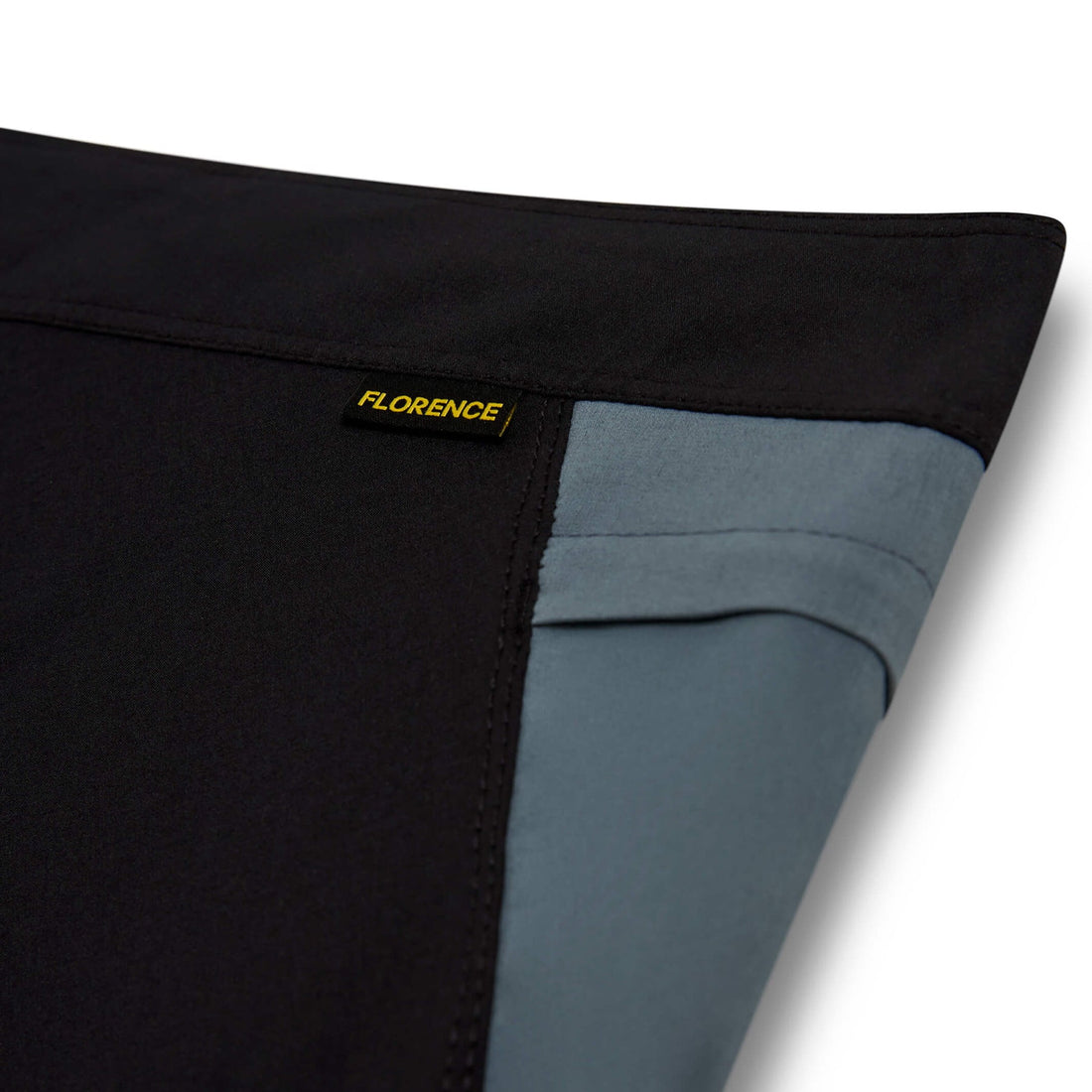 Florence Marine X Standard Issue boardshort black storm performance surf trunks available at Freeride Surf & Skate NZ.