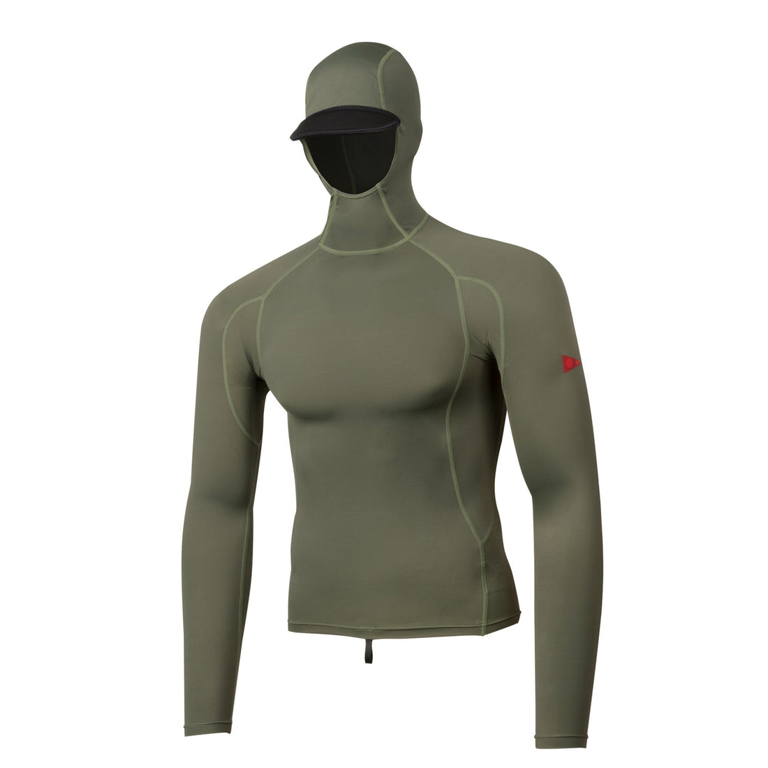 The Florence Standard Issue Long Sleeve Hooded Rash Guard in Thyme&nbsp;delivers ultimate comfort, protection, and performance for high-output water missions. Designed for paddling, surfing, foiling, diving, and spearfishing, this rash guard combines a light compression fit with UPF 50+ sun protection and sustainable stretch fabric.