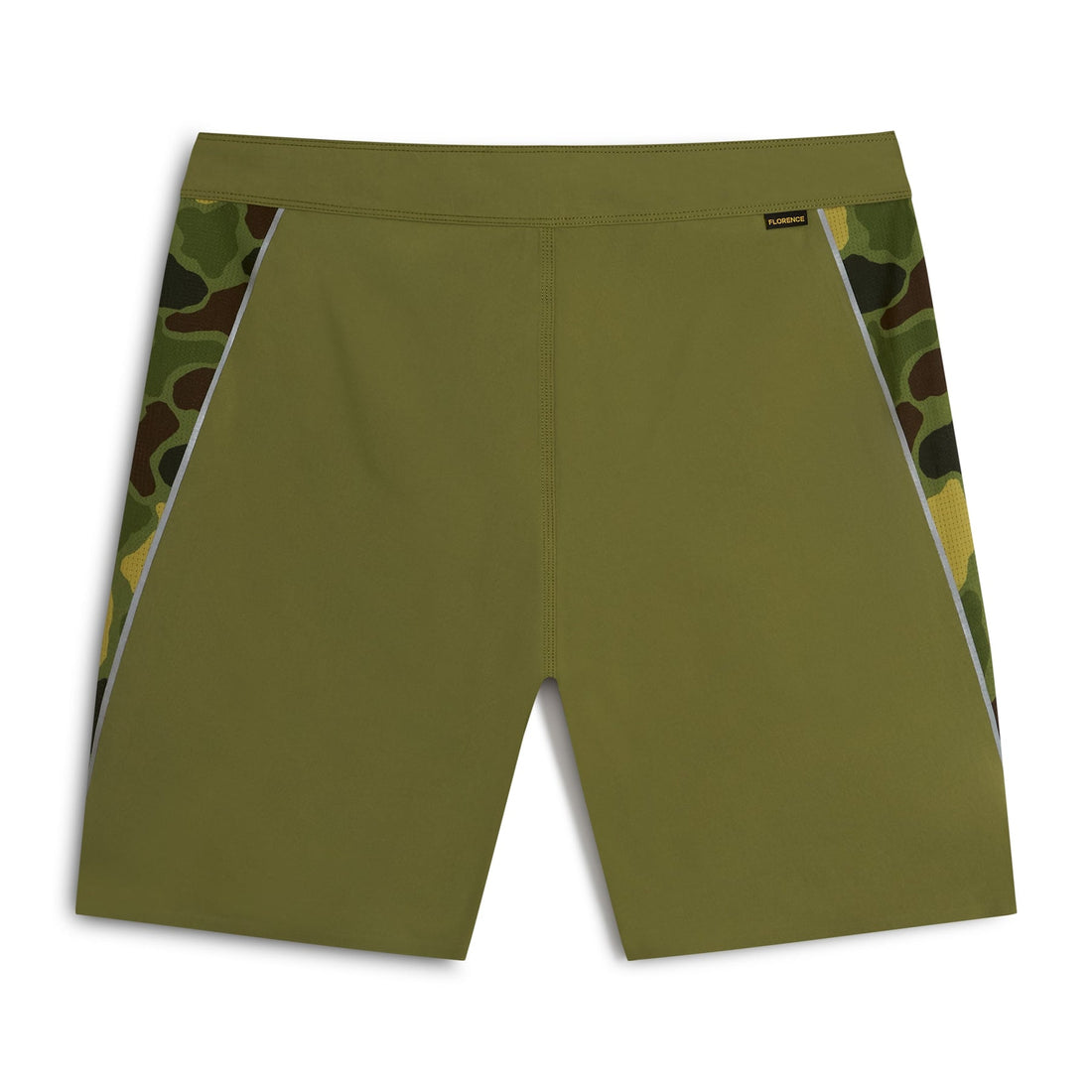 Florence Marine X Zero Airtex boardshort in tropical green with welded breathable panels, available at Freeride Surf & Skate NZ.