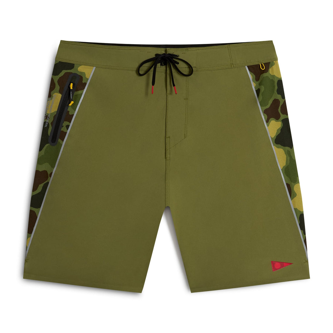 Florence Marine X Zero Airtex boardshort in tropical green with welded breathable panels, available at Freeride Surf & Skate NZ.